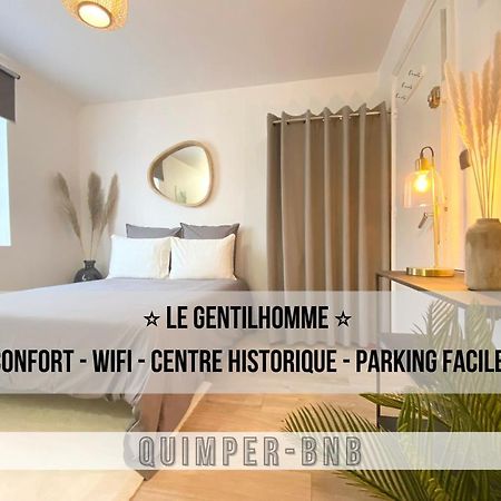Le Gentilhomme - Studio - Entree Autonome - Plein Centre Historique แก็งแปร์ ภายนอก รูปภาพ